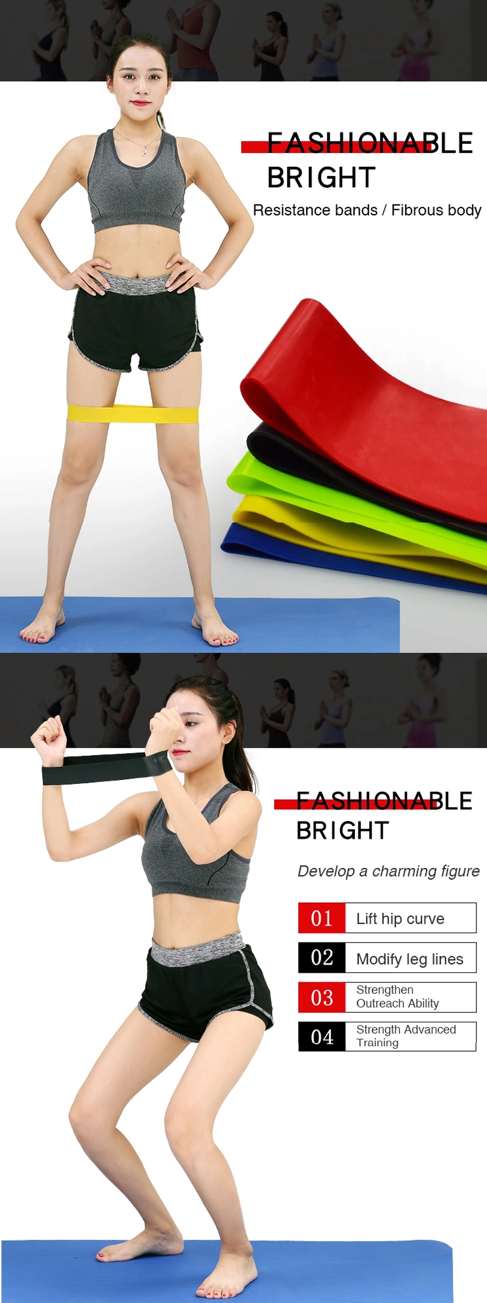 Manufacturer Supply Fitness, Gym Equipment, Resistance Bands