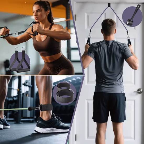Le migliori fasce per esercizi, set da 12 pezzi, fasce di resistenza per il fitness a casa
