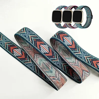 Cinturino per orologio personalizzato in nylon intrecciato morbido e flessibile da 20 mm del produttore di campioni gratuiti